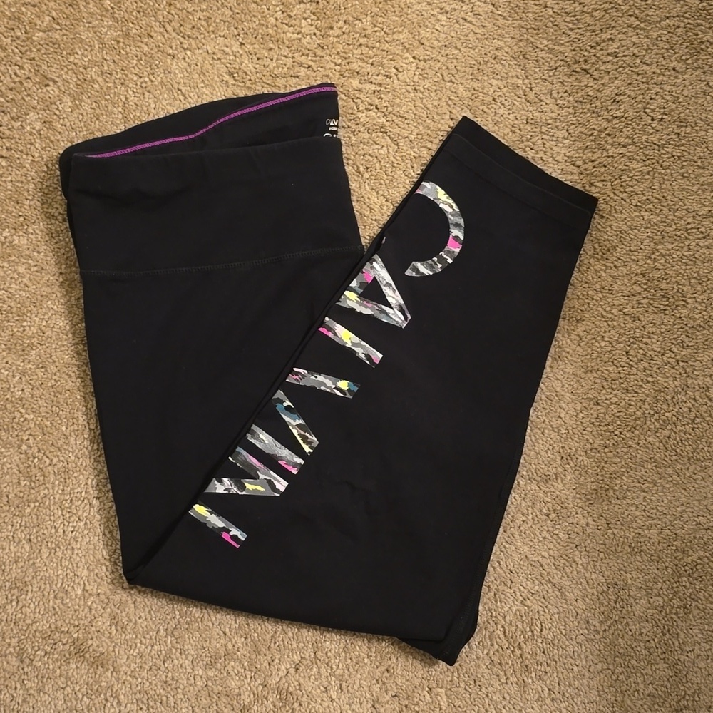 Calvin Klein Women 2X Performance stretch leggings